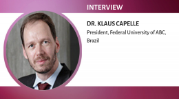 專訪巴西 ABC 聯邦大學校長 Klaus Capelle 博士