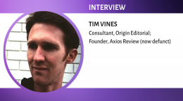 專訪 Axios Review 責任編輯兼創辦人Tim Vines