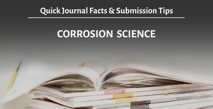 Corrosion Science：投稿規定、審稿周期、發表標準、影響因子