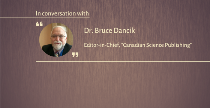 期刊編輯 Bruce P. Dancik 分享如何選擇目標期刊