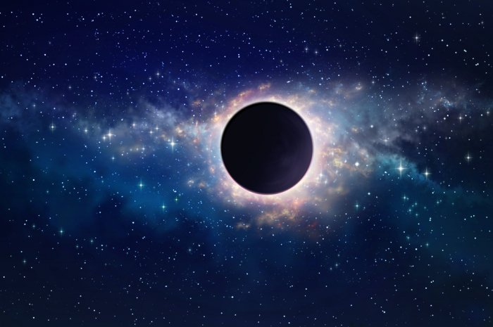 A Be-type star with a black-hole companion