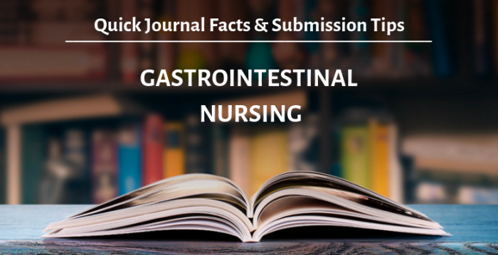 Gastrointestinal Nursing：專門關注腸胃和造口護理研究的期刊
